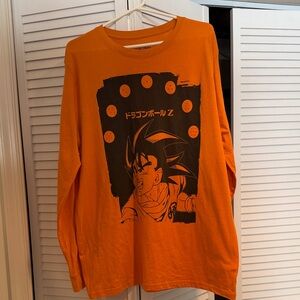 Dragon Ball Z Orange Adult long sleeved t-shirt